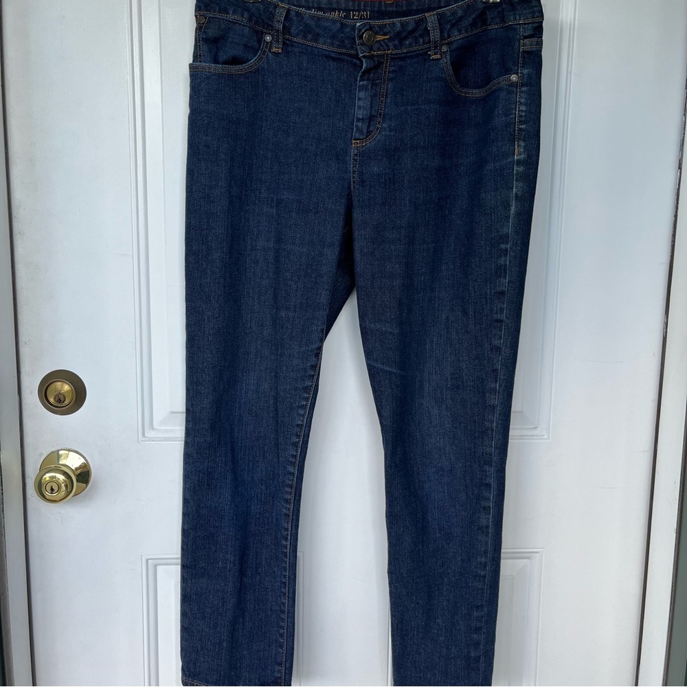 •Talbots• Ladies Signature Slim Ankle Jeans - Size 12